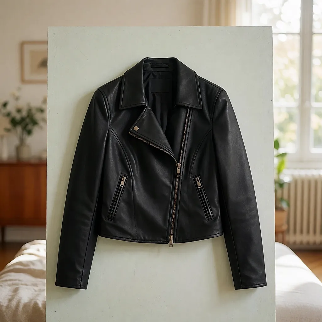 Perfecto en cuir véritable — Schott