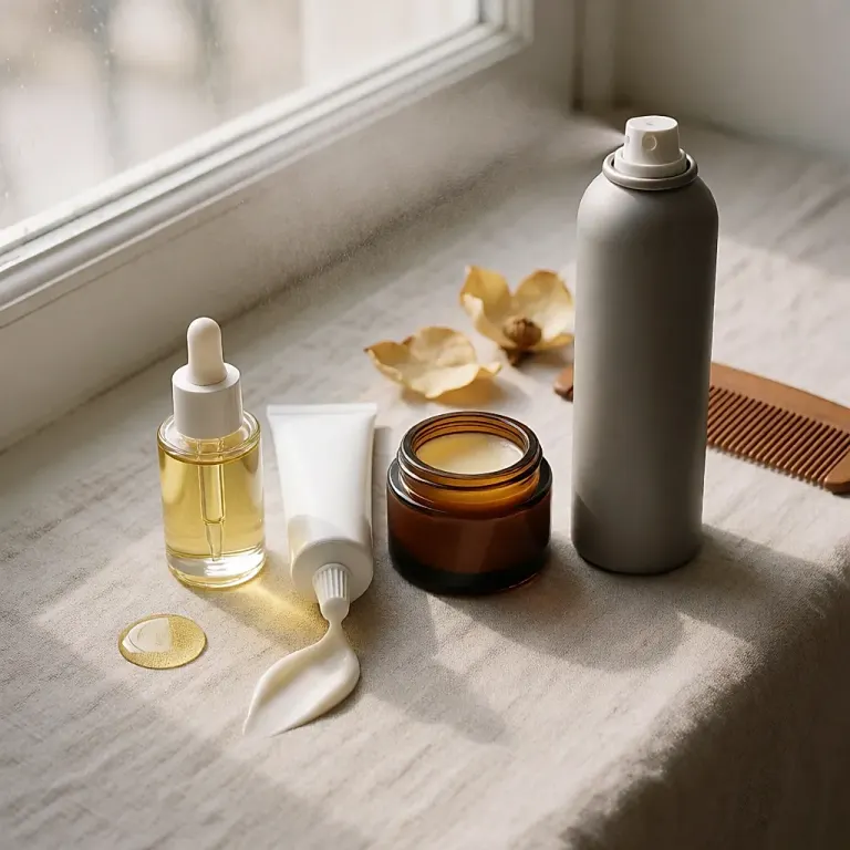 Sérum, protetor térmico, bálsamo e laca lado a lado para escolher o produto de styling certo