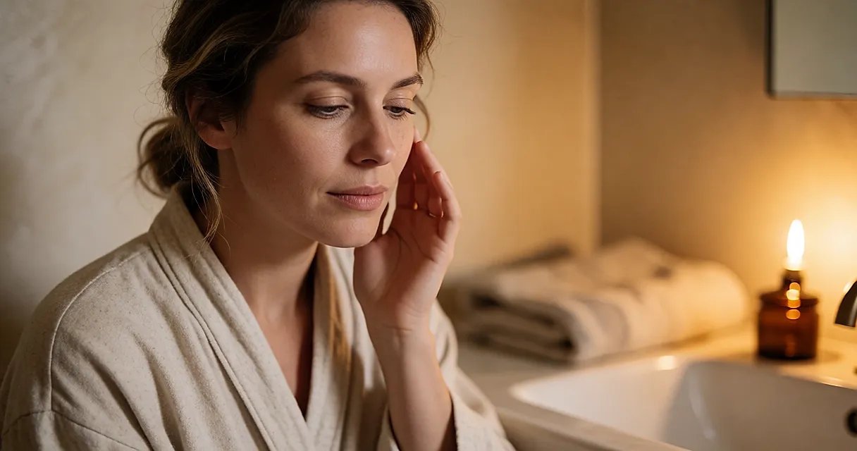 Peau sèche en novembre : la couche grasse du soir pèse plus que celle du matin