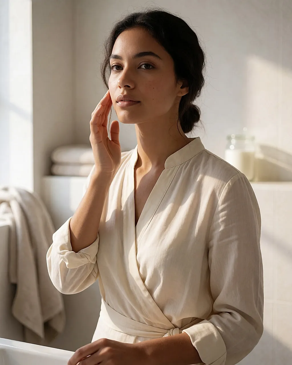 Pflege für einen schönen Ausschnitt, zwischen Beauty und Dessous