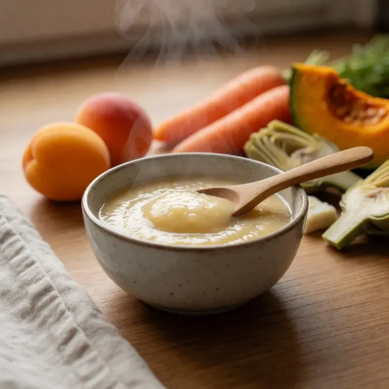 Babyrezepte ab 4 Monaten: Ideen für Obst- und Gemüsebreie zur Beikost