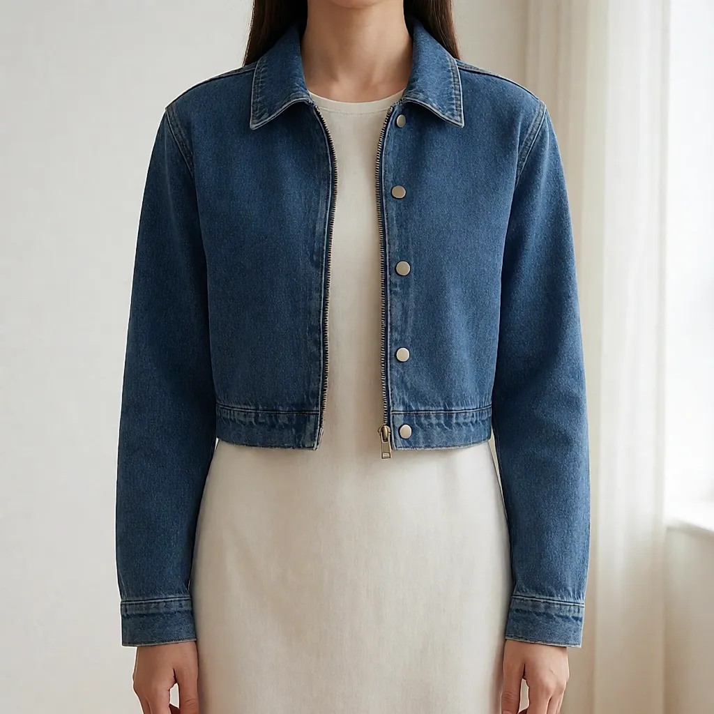 Chaqueta corta de mujer (cropped) — foto de producto