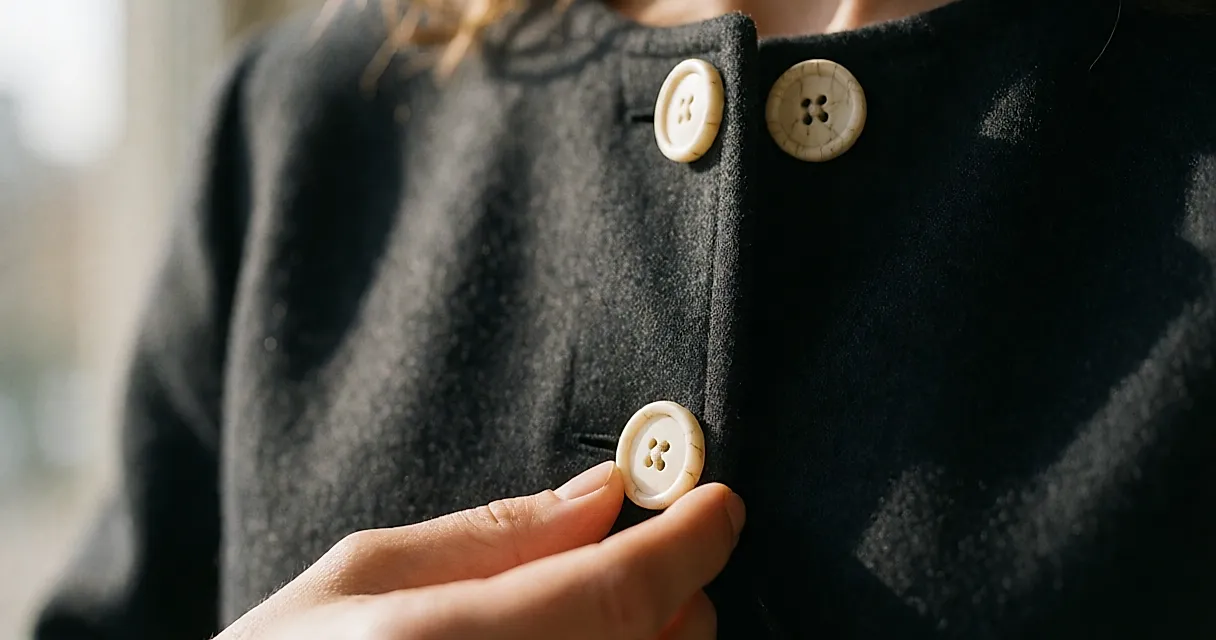 Boutons de veste : le détail décisif à vérifier avant d'acheter