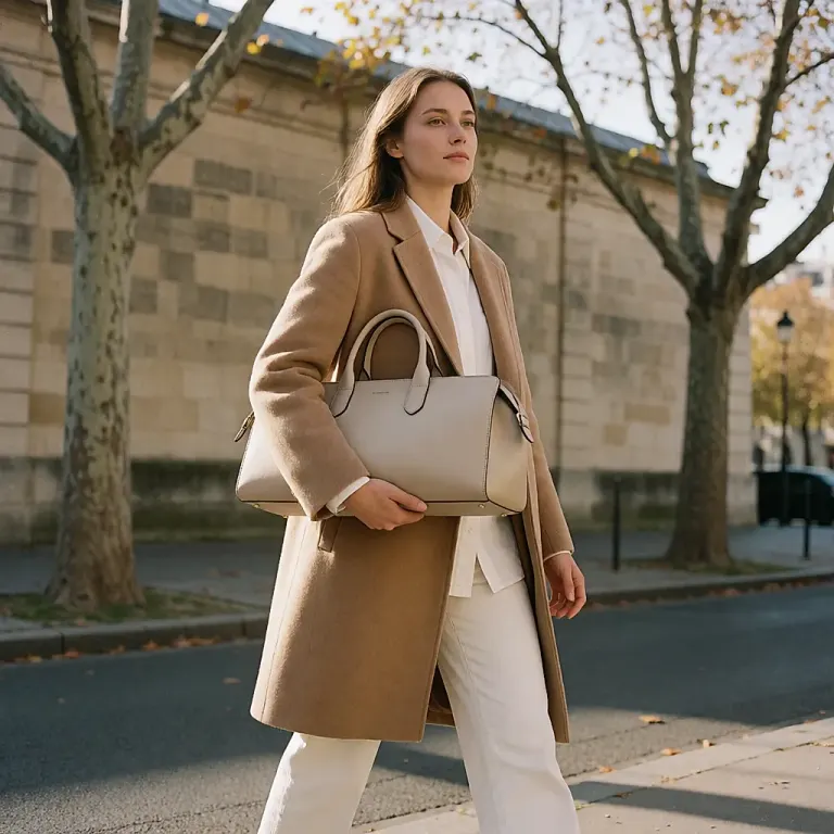 East-west bag: the horizontal shape that streamlines the silhouette and lifts the bust line