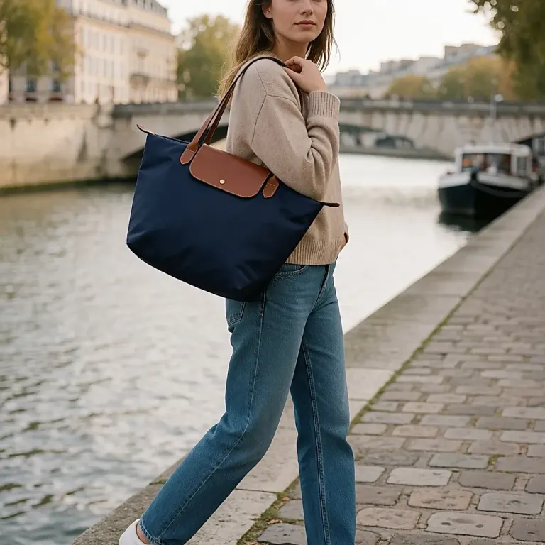 Das Le Pliage von Longchamp, unverwechselbare Ikone der französischen Handtaschenmode