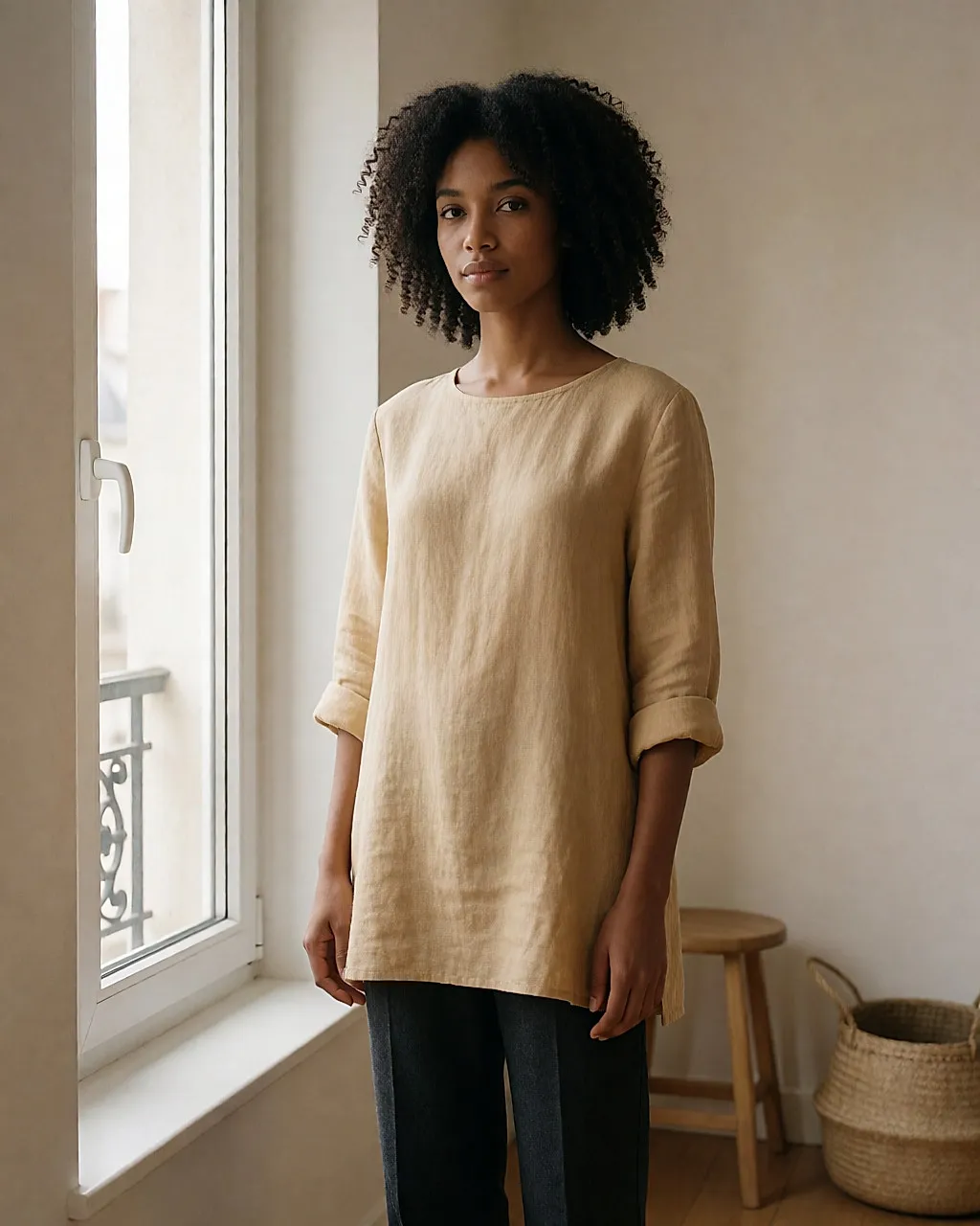A selection of tunics showing how to wear one as a top or a dress for the season ahead