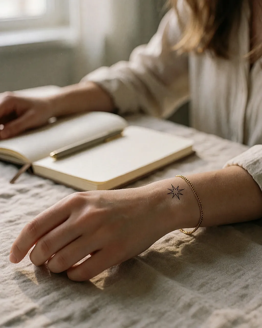Los motivos discretos que asoman en muñecas y antebrazos, la tendencia de los tatuajes de famosas