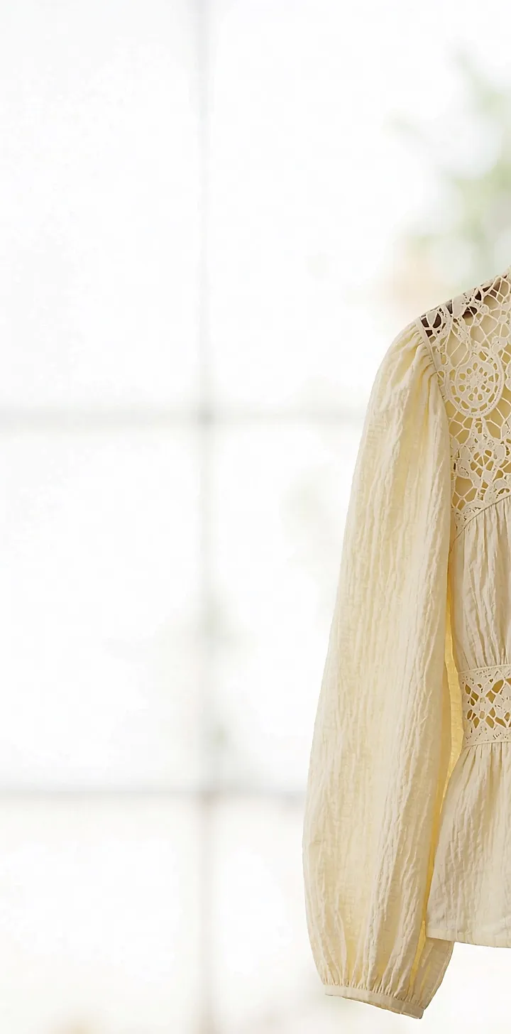 Product photo inspired by FRNCH TEAHURA - Blouse - butter/light yellow