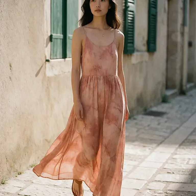 Tendance : la robe longue fluide revient partout, portée de l'été à l'hiver
