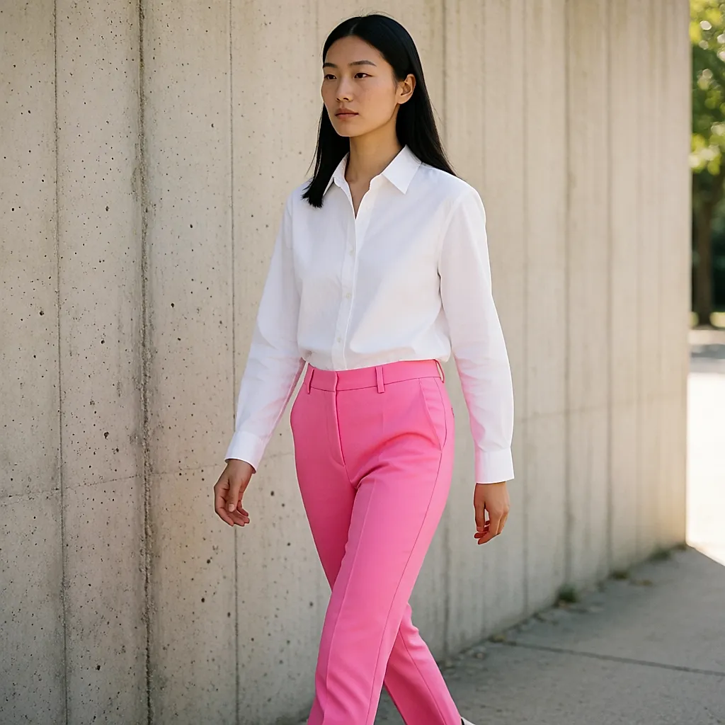 Slim-Jeans in Rosa bei Shopbop
