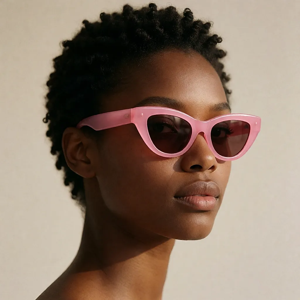 Rosa Sonnenbrille