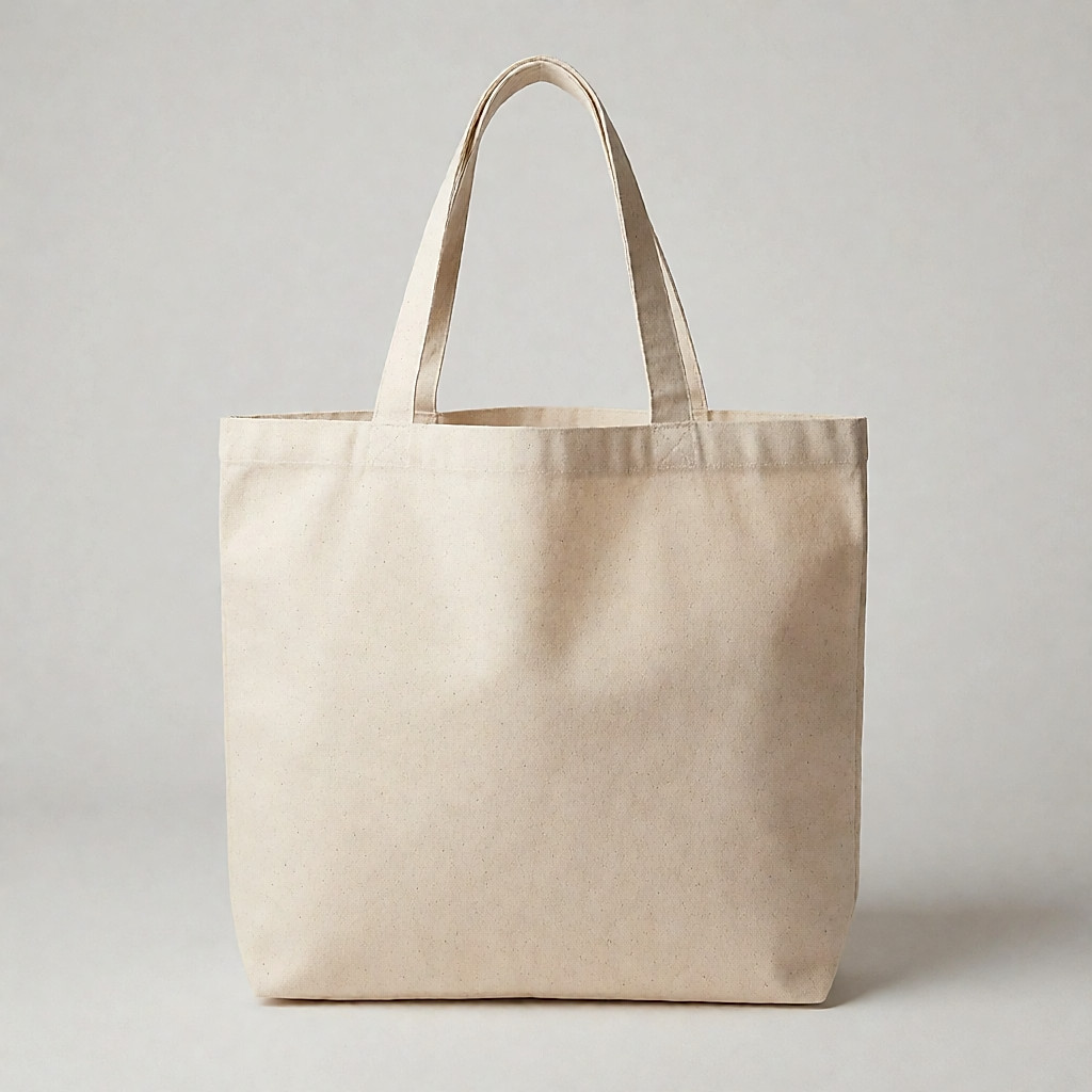 Product-style shot inspired by a cotton canvas bag