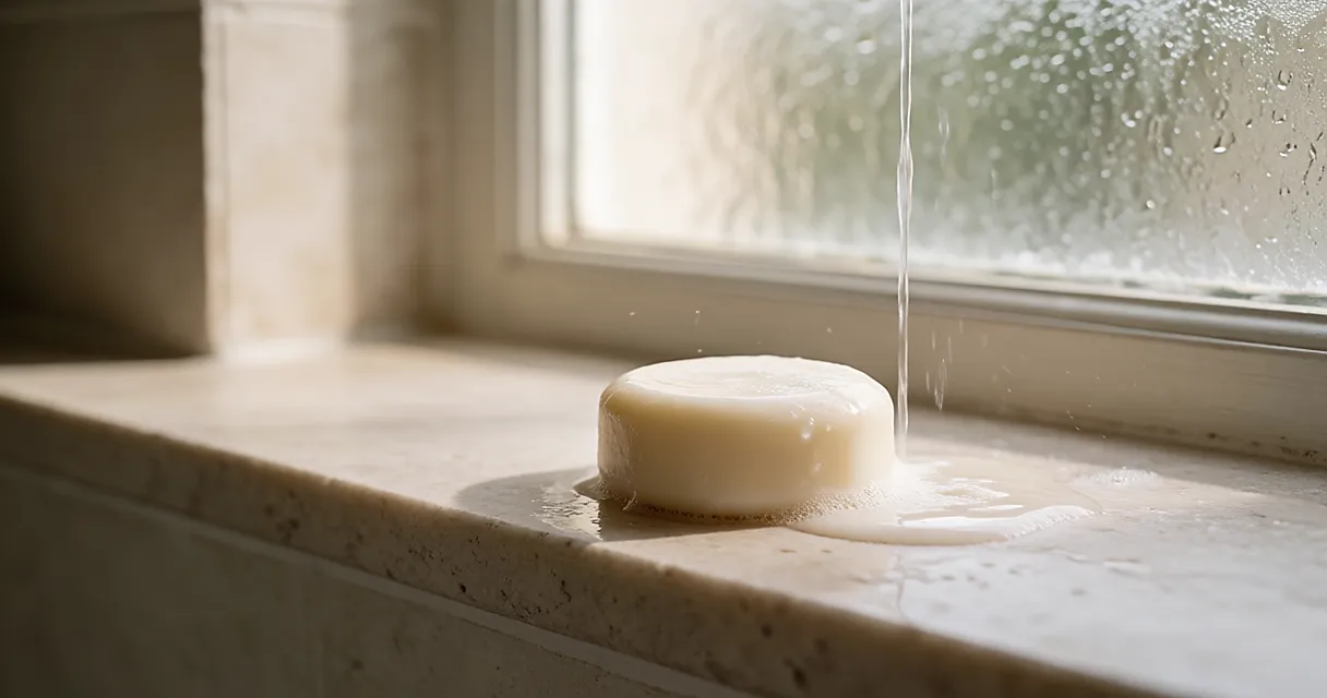 Démêlant solide : la barre, l'eau et le temps de pose qui font la différence