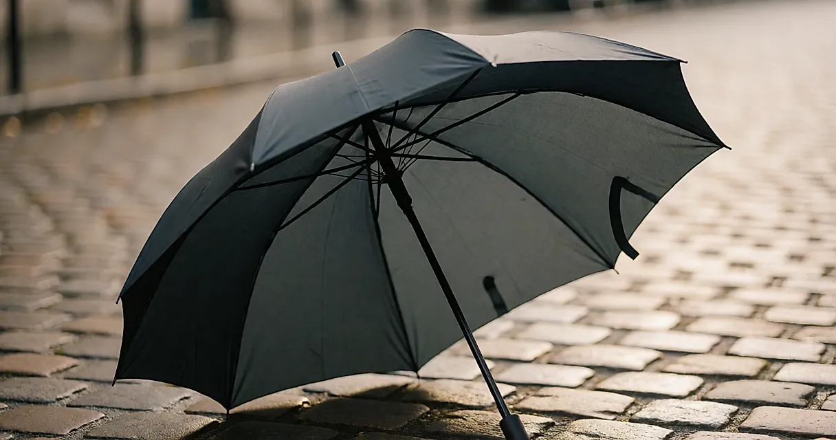 Parapluie à armature en fibre de verre : choisir un modèle qui plie sous la bourrasque et retrouve sa courbe