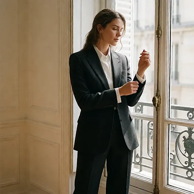 Tailleur portable Séoul–Tokyo : le blazer, le pantalon droit et la chemise qui entrent vraiment dans le vestiaire