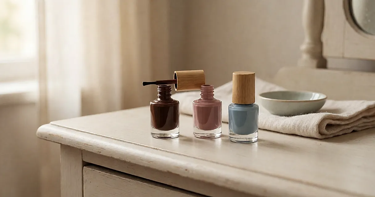 Esmalte de uñas en marrón chocolate, taupe y gris, los tonos que redefinen la manicura esta temporada