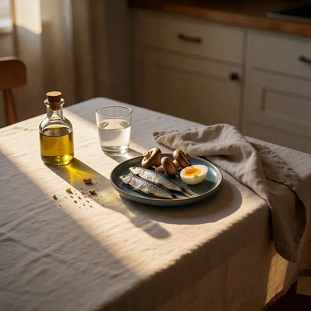 Vitamine D : où la trouver dans l’assiette et par la lumière avant l’hiver