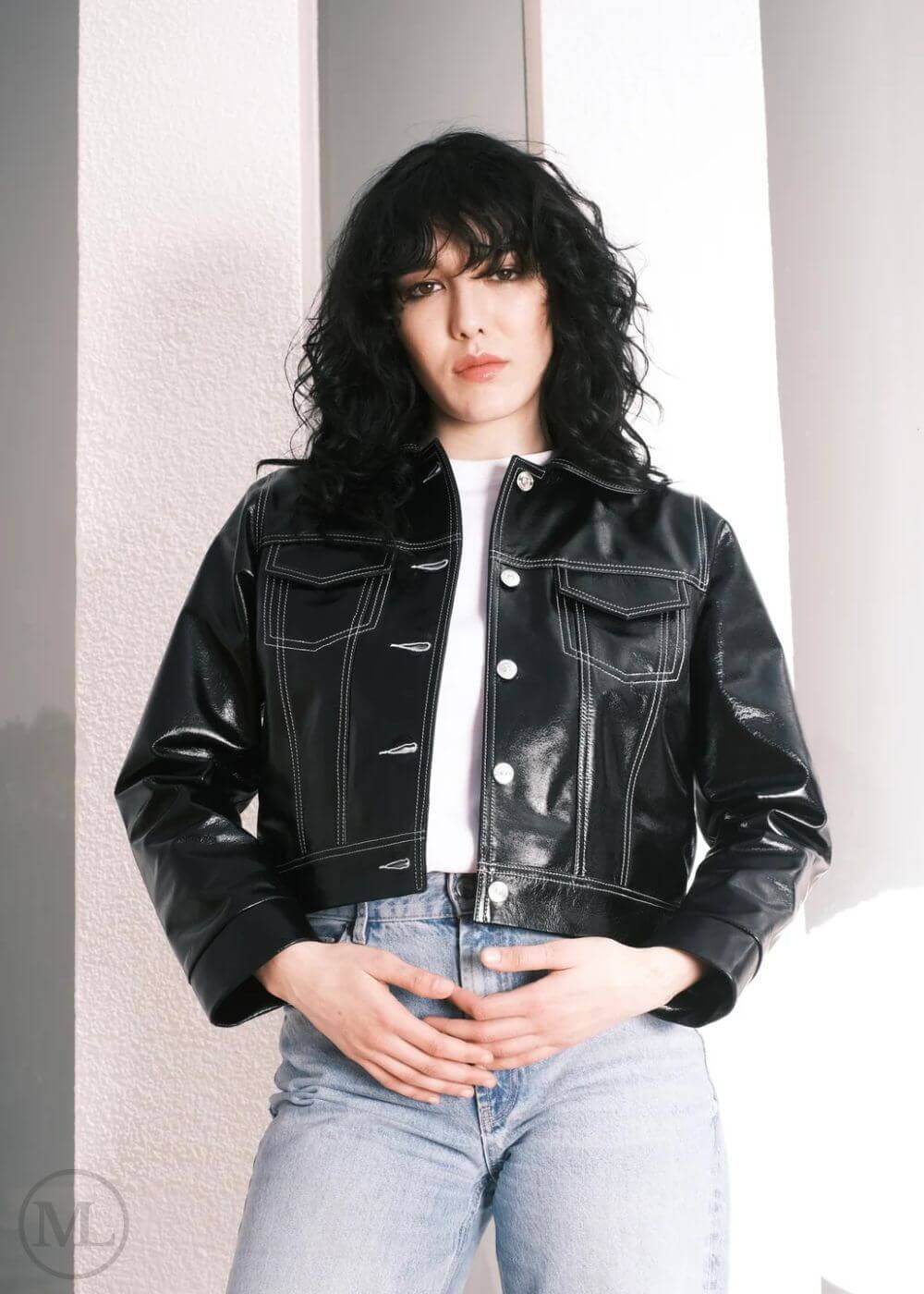 veste courte en cuir — Manzo Leathers