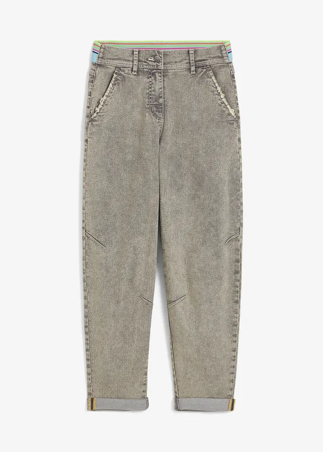 Boyfriend jean gris délavé — bonprix